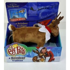 Elf Pets A Reindeer Tradition Plush Toy With Storybook SantaVerse